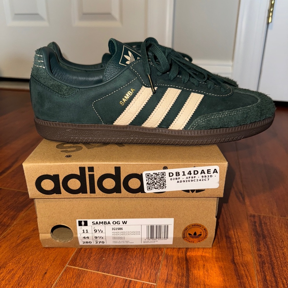 Adidas Samba OG Mineral Green Crystal Sand